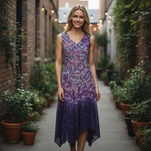 NWT Rabbit Rabbit Rabbit Designs Dress Sz 4 Fitted to Flair